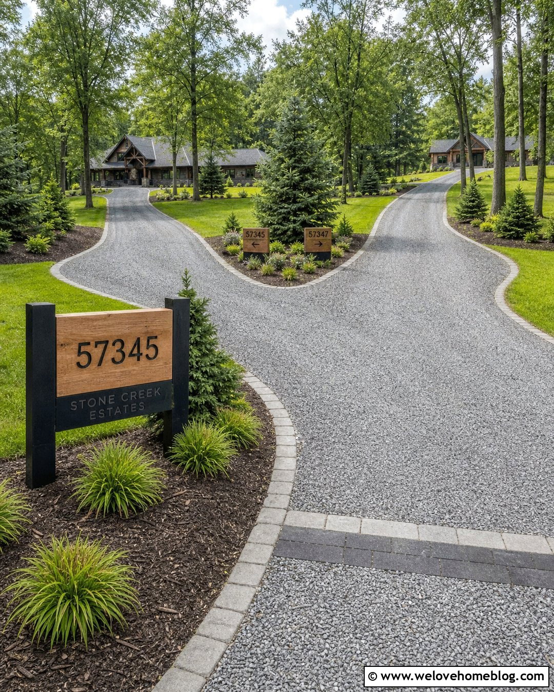 Shared Driveway Directional Sign - 30 Driveway Signs Entrance Ideas