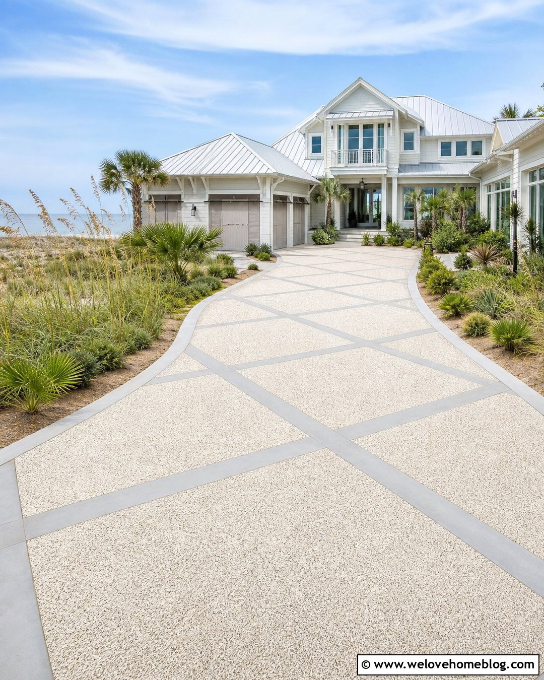20 Diamond Driveway Pattern Ideas for Bold Modern Homes