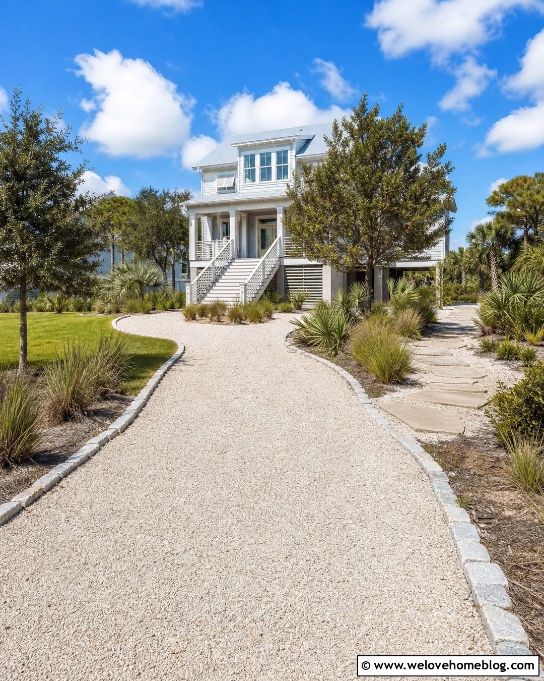 Shell Permeable Driveway - 20 Driveway Permeable Ideas