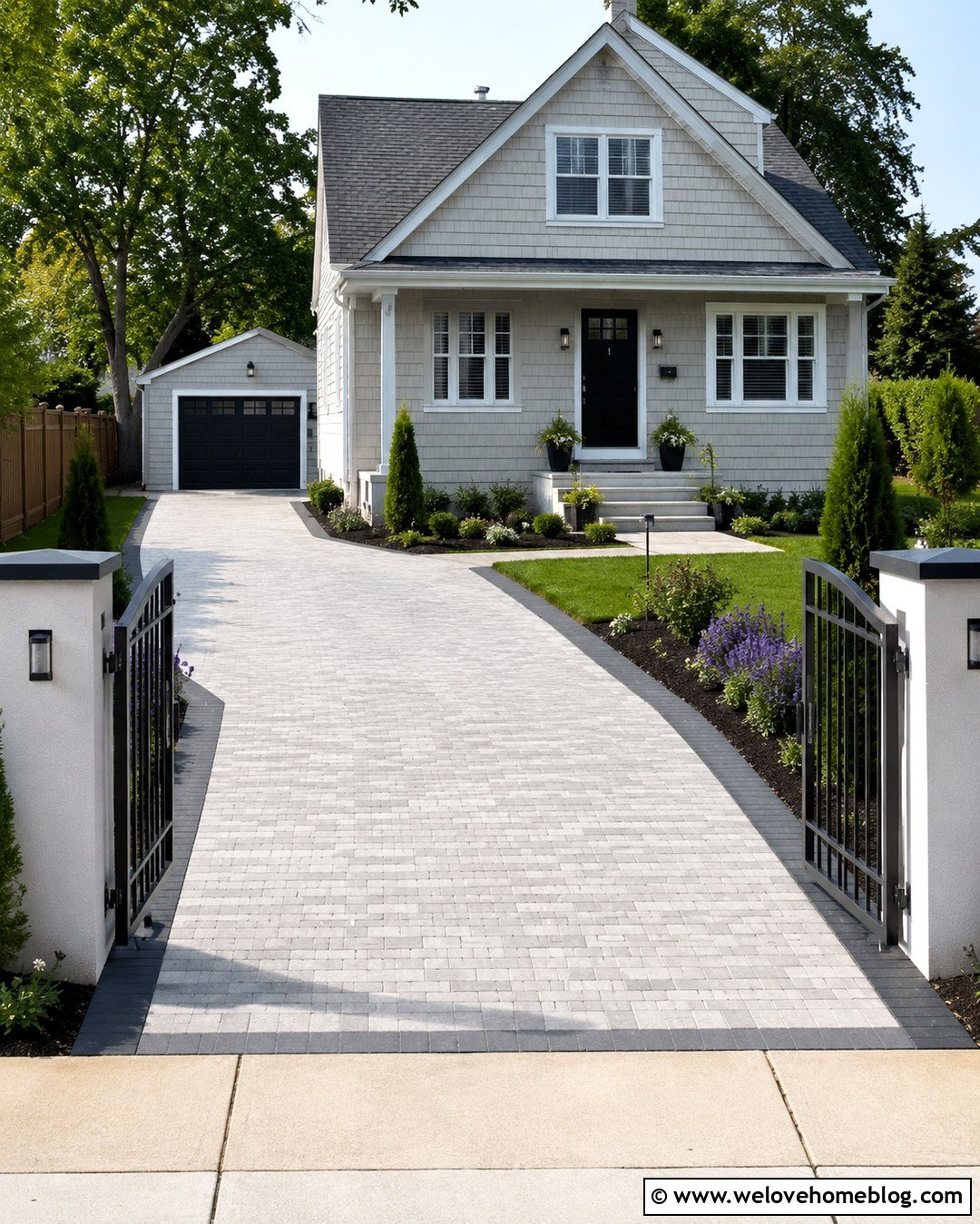 Short Gate Pillars For Small Driveway - 20 gate pillars driveway entrance ideas