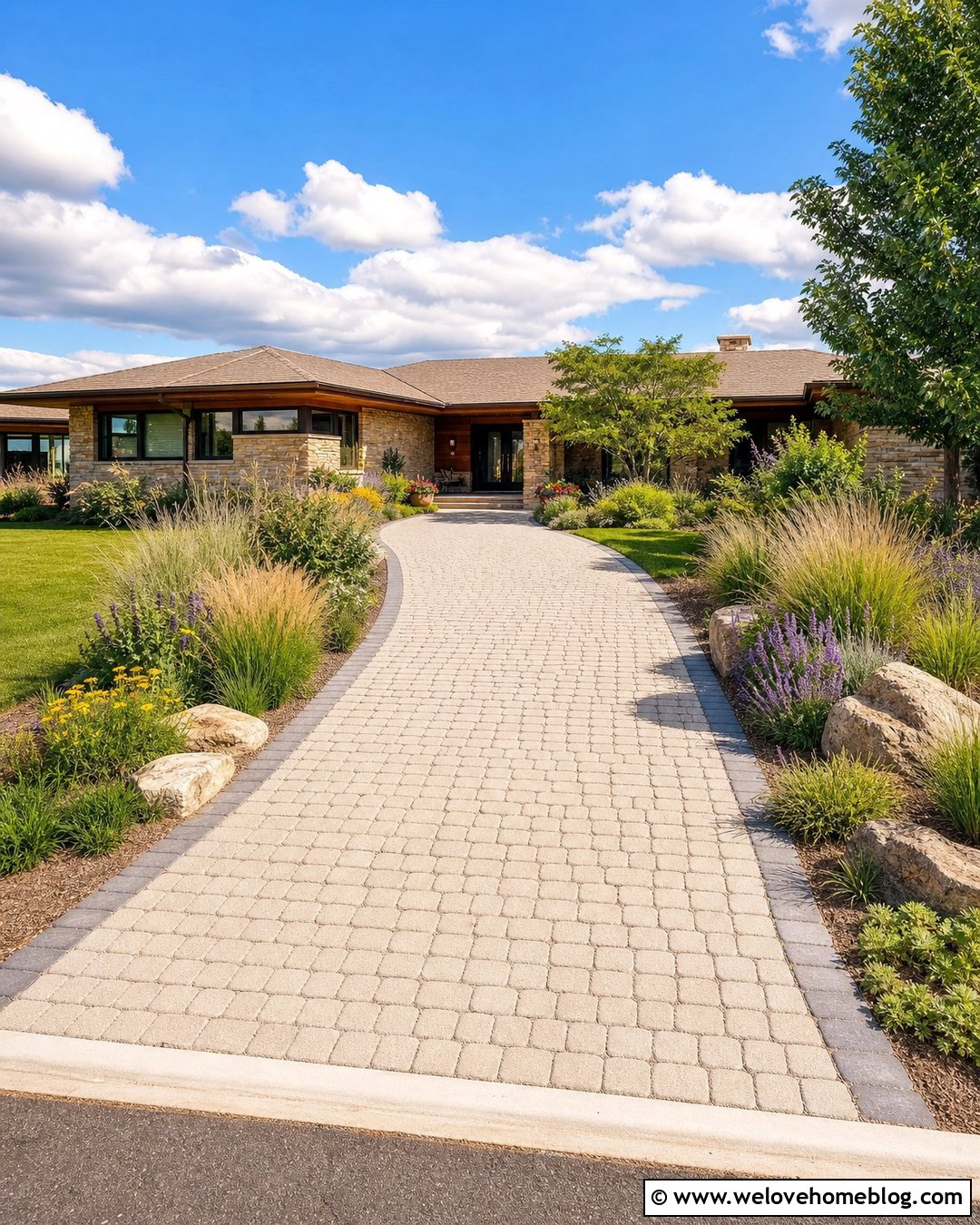 Side Driveway Landscaping With Native Plants - 45 side of driveway landscaping ideas