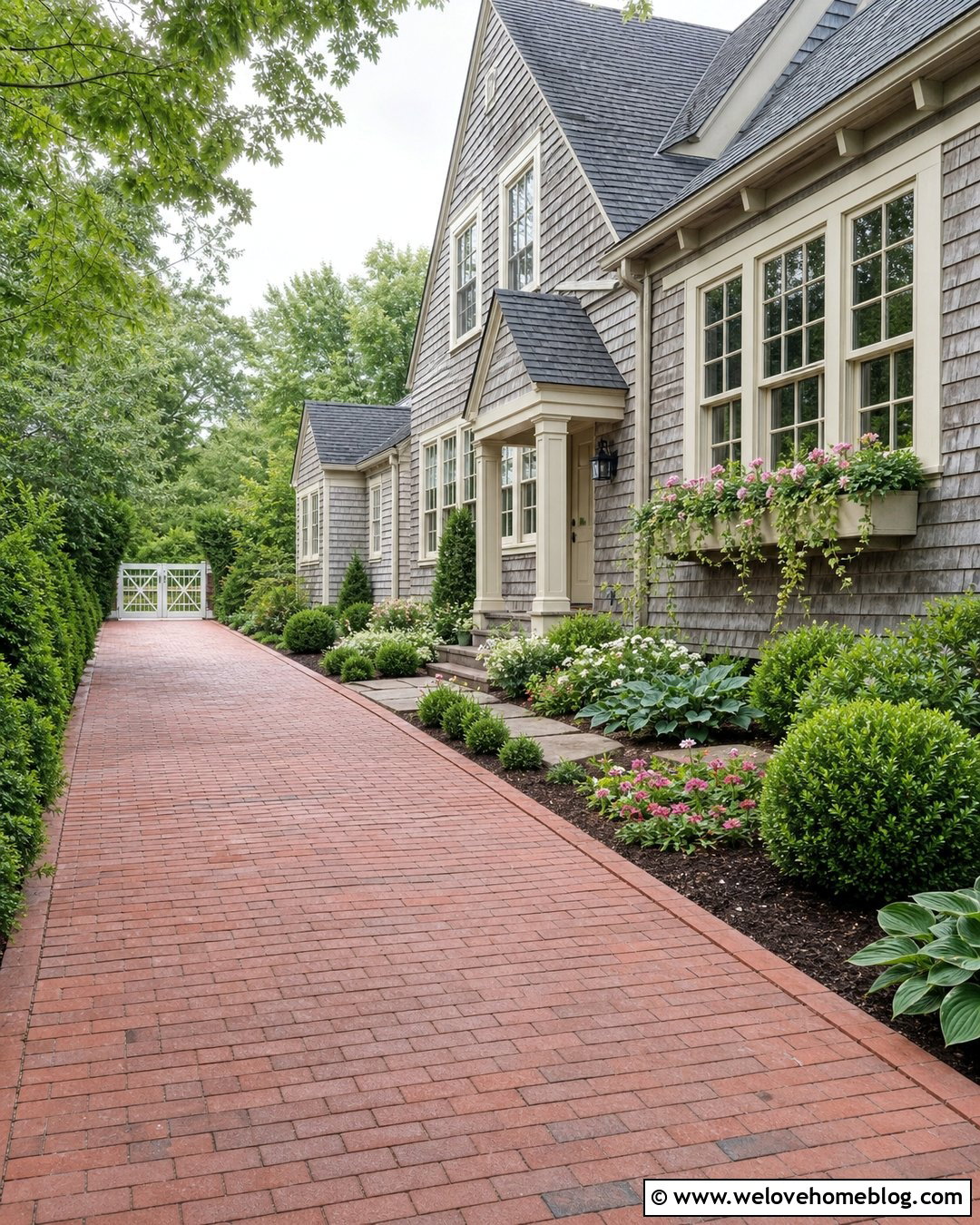 Side Driveway Landscaping With Window Boxes - 45 side of driveway landscaping ideas