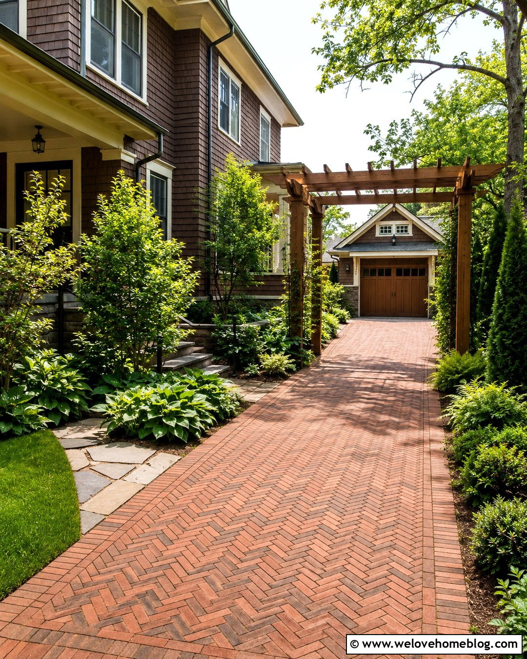 Side Driveway With Detached Garage - 20 Driveway Side Of House Ideas