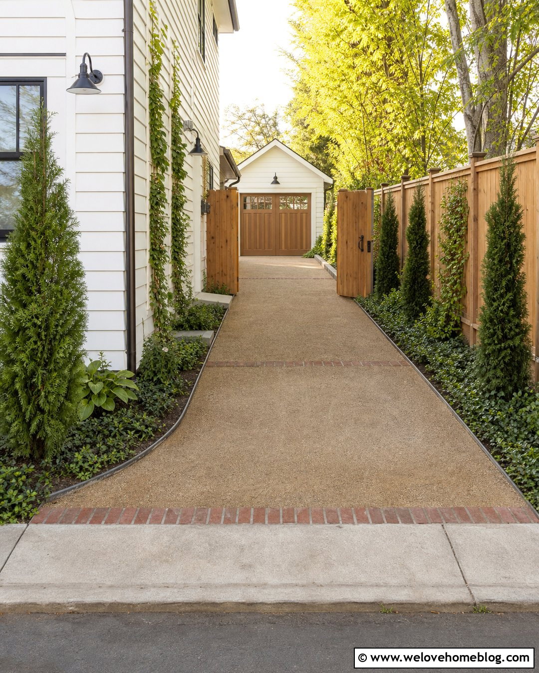 20 Driveway Front Yard Fence Gate Garage Doors Ideas That Match