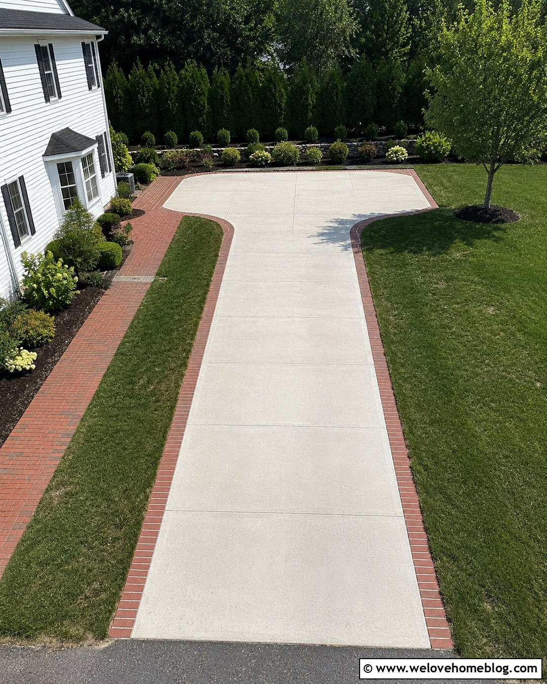 Side Driveway With Turnaround Pad - 20 Side Of House Driveway Ideas