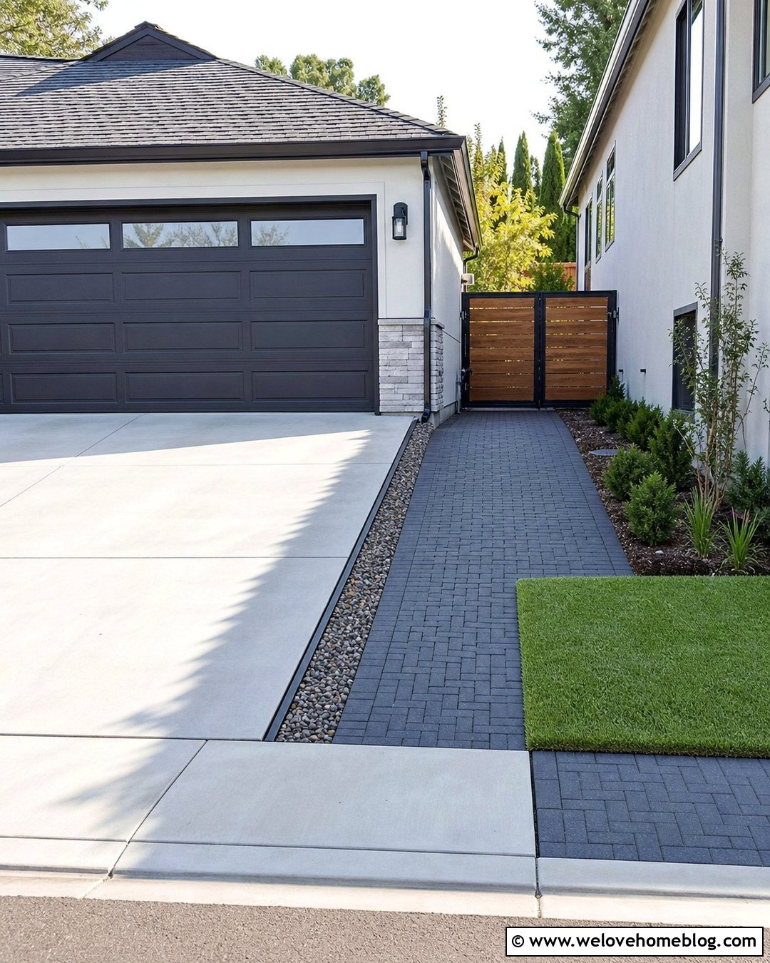 Side Yard Access Driveway Extension - 40 widen driveway ideas
