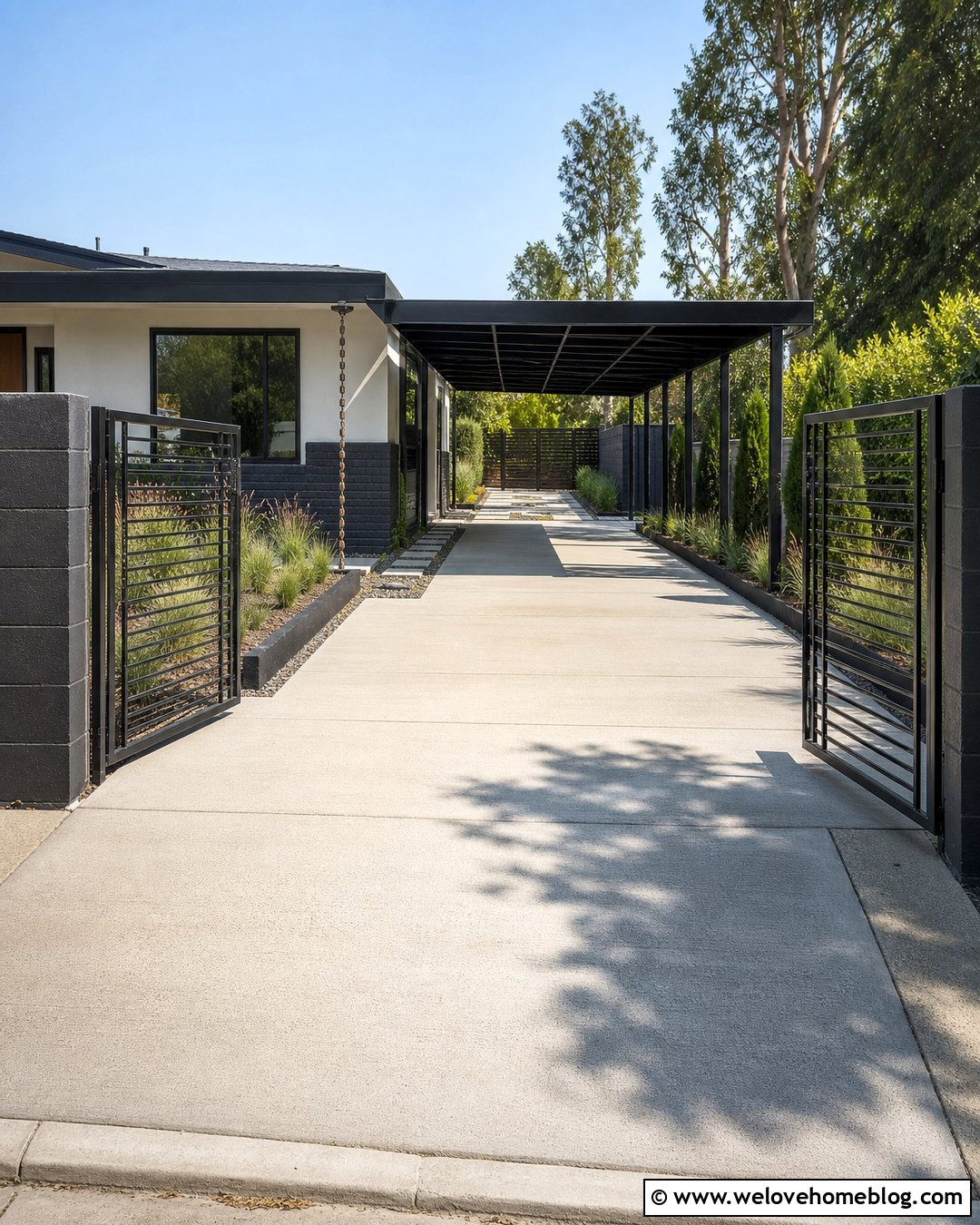 Side Yard Carport Parking Pad - 20 Driveways Parking Pad Side Yards Ideas
