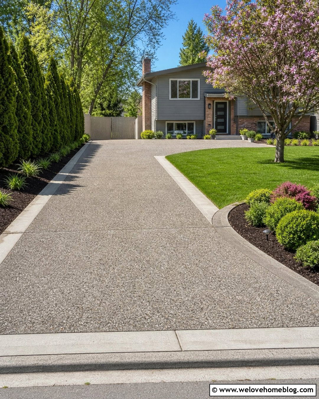20 Adding Driveway to Front Yard Ideas for Smart Access