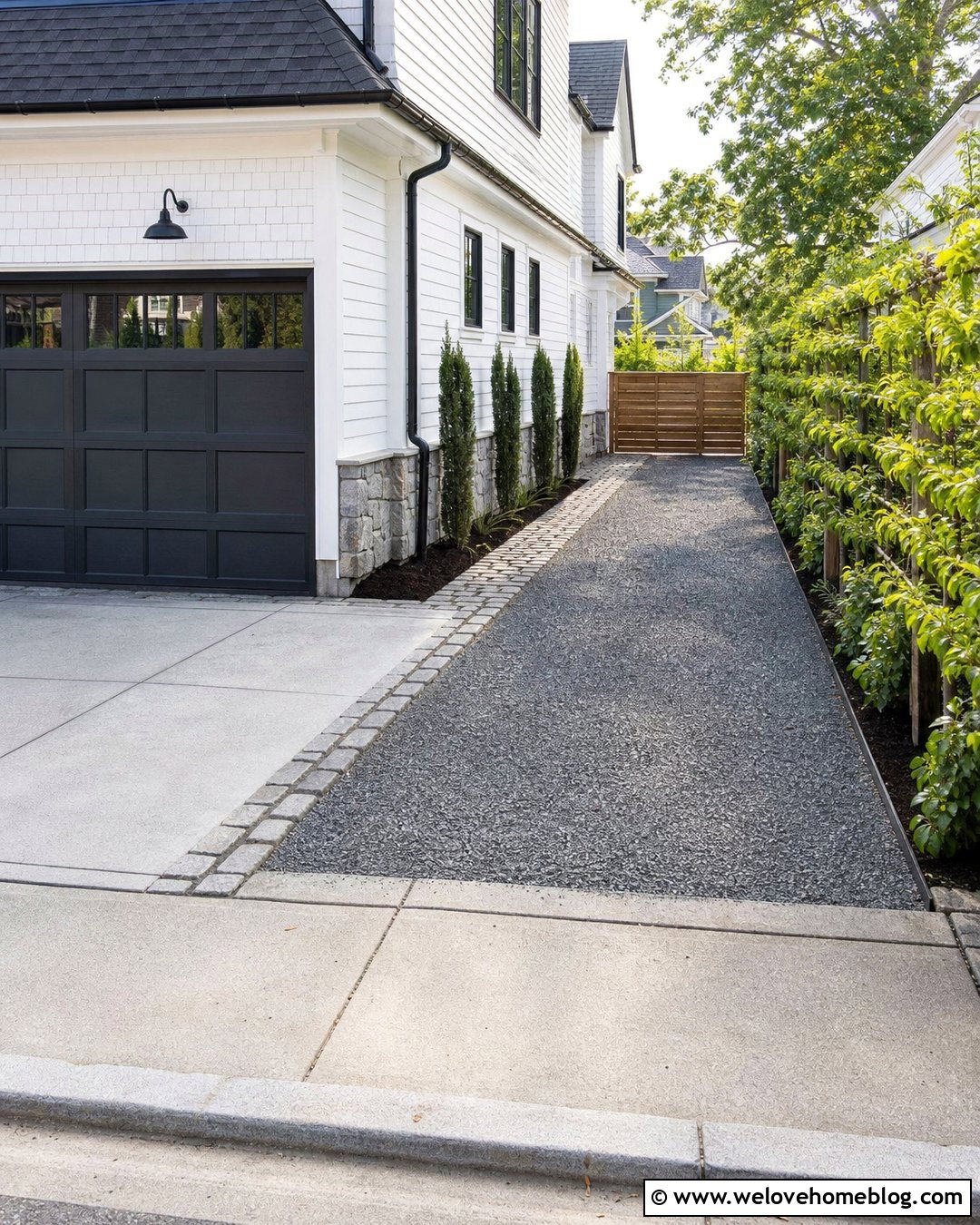Side Yard Gravel Driveway Extension - 25 Gravel Driveway Extension Ideas