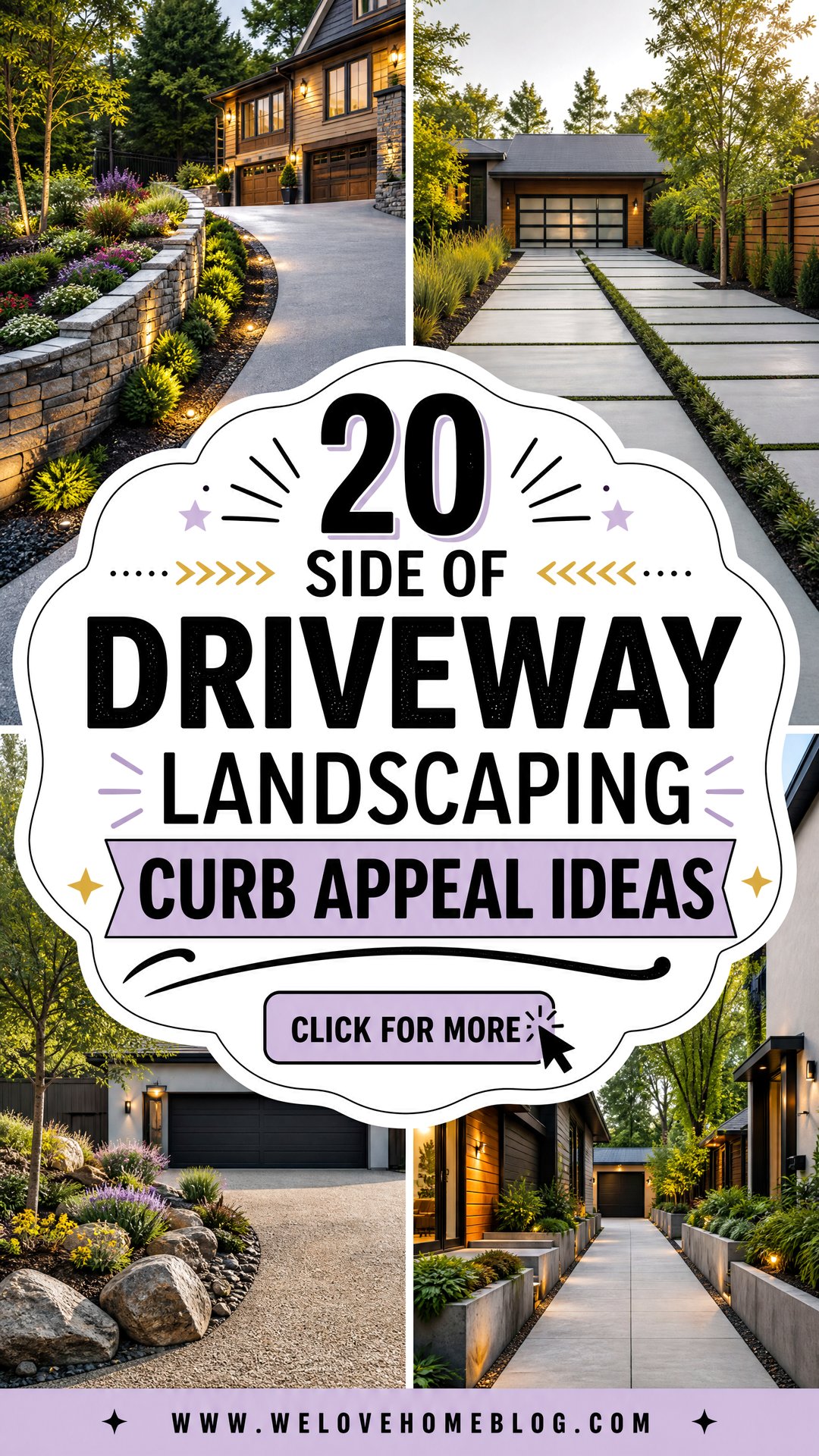 20 Side of Driveway Landscaping Curb Appeal Ideas That Wow - 20 Side of Driveway Landscaping Curb Appeal Ideas That Wow