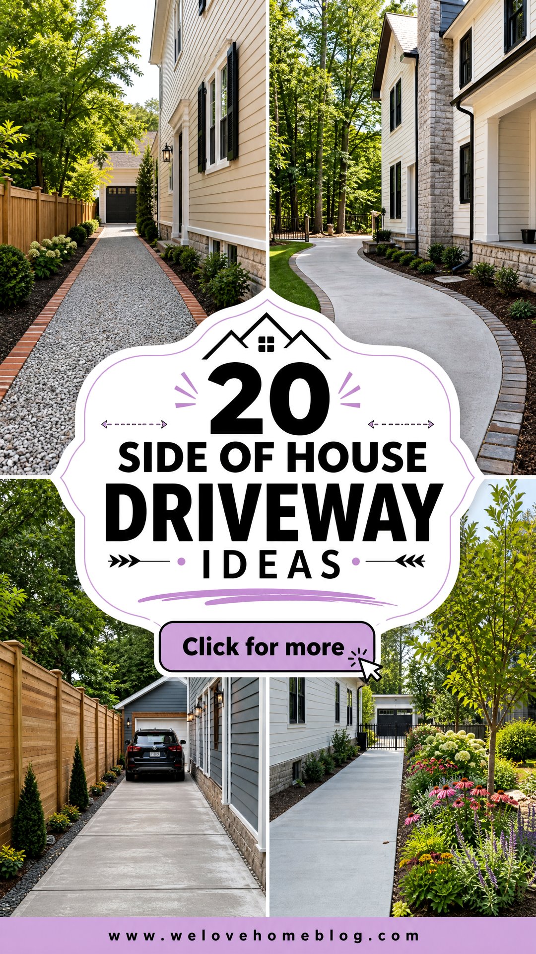 20 Side of House Driveway Ideas for Narrow Tricky Lots - 20 Side of House Driveway Ideas for Narrow, Tricky Lots
