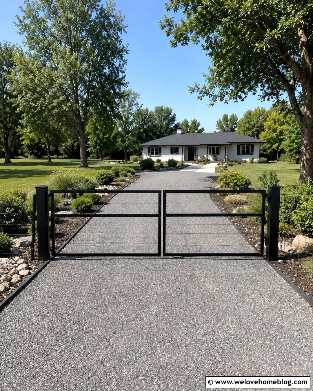 Simple Steel Driveway Gate - 20 Driveway Gate For Homes Ideas