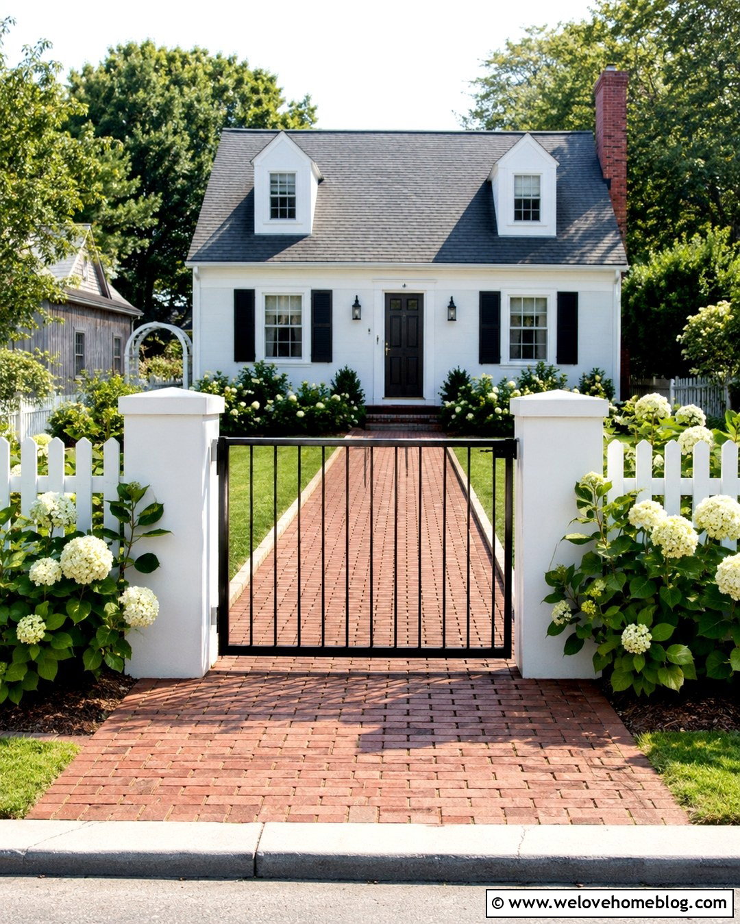 Single Swing Driveway Gate for Narrow Entrance - 20 choosing a driveway gate style ideas