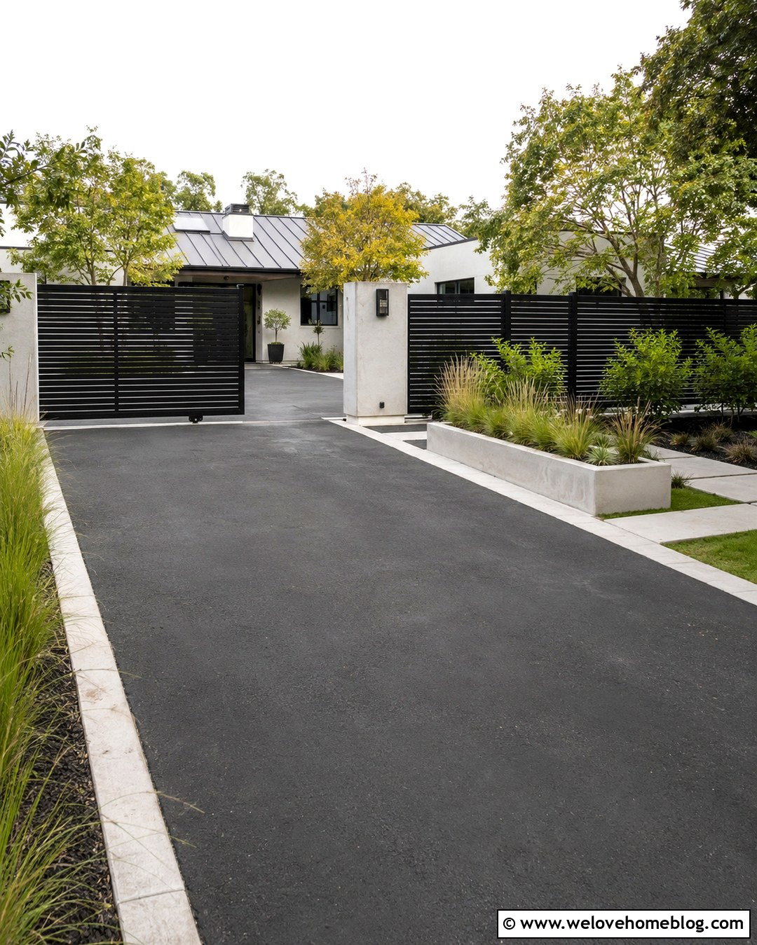 Sliding Driveway Entry Gate - 20 Driveway Entry Gate Ideas