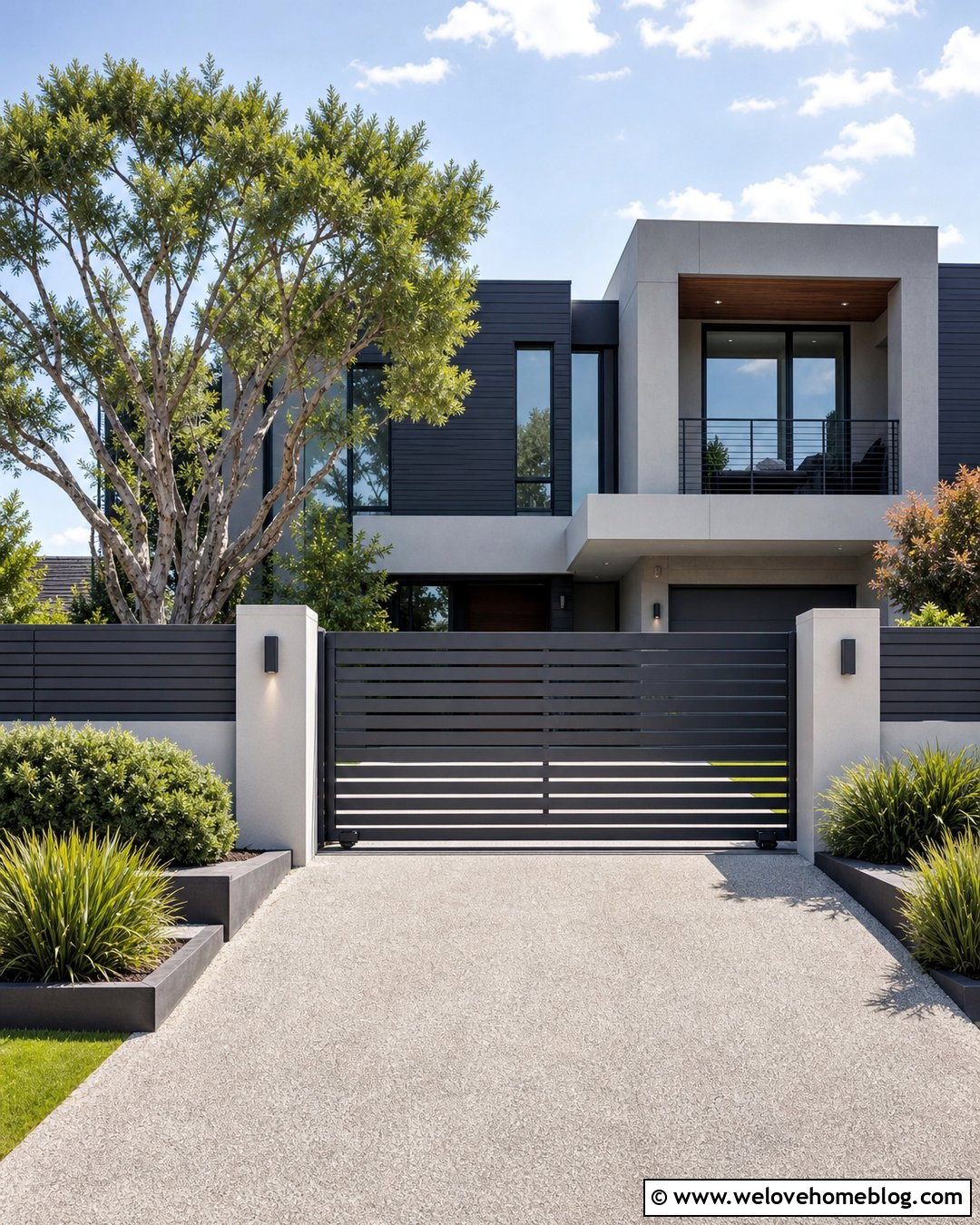 Sliding Driveway Gate - 45 Driveway Gate Ideas