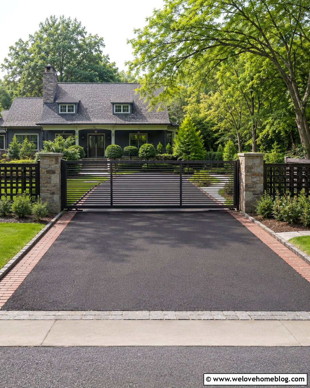 Sliding Driveway Gate With Screened Openings - 20 driveway gate safety tips ideas