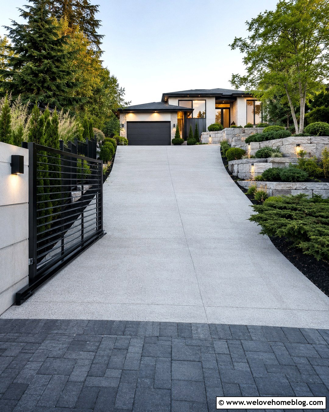 Sliding Electric Gate For Sloped Driveway - 20 electric gates entrance driveways ideas