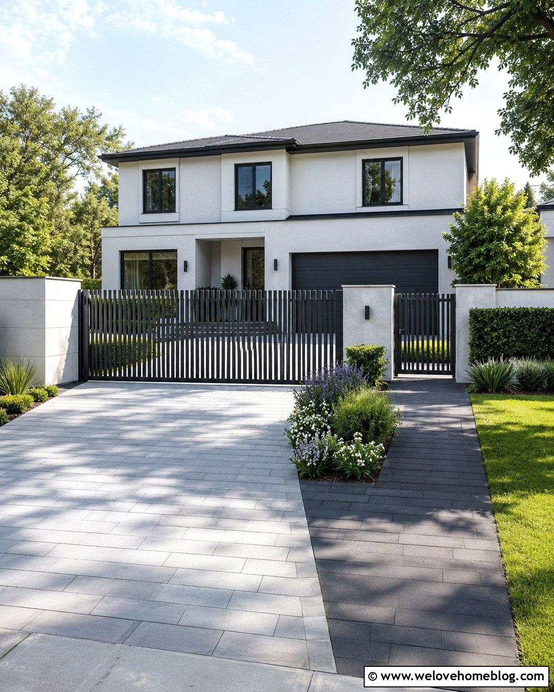 20 Driveway Sliding Gate Ideas for Secure Modern Homes