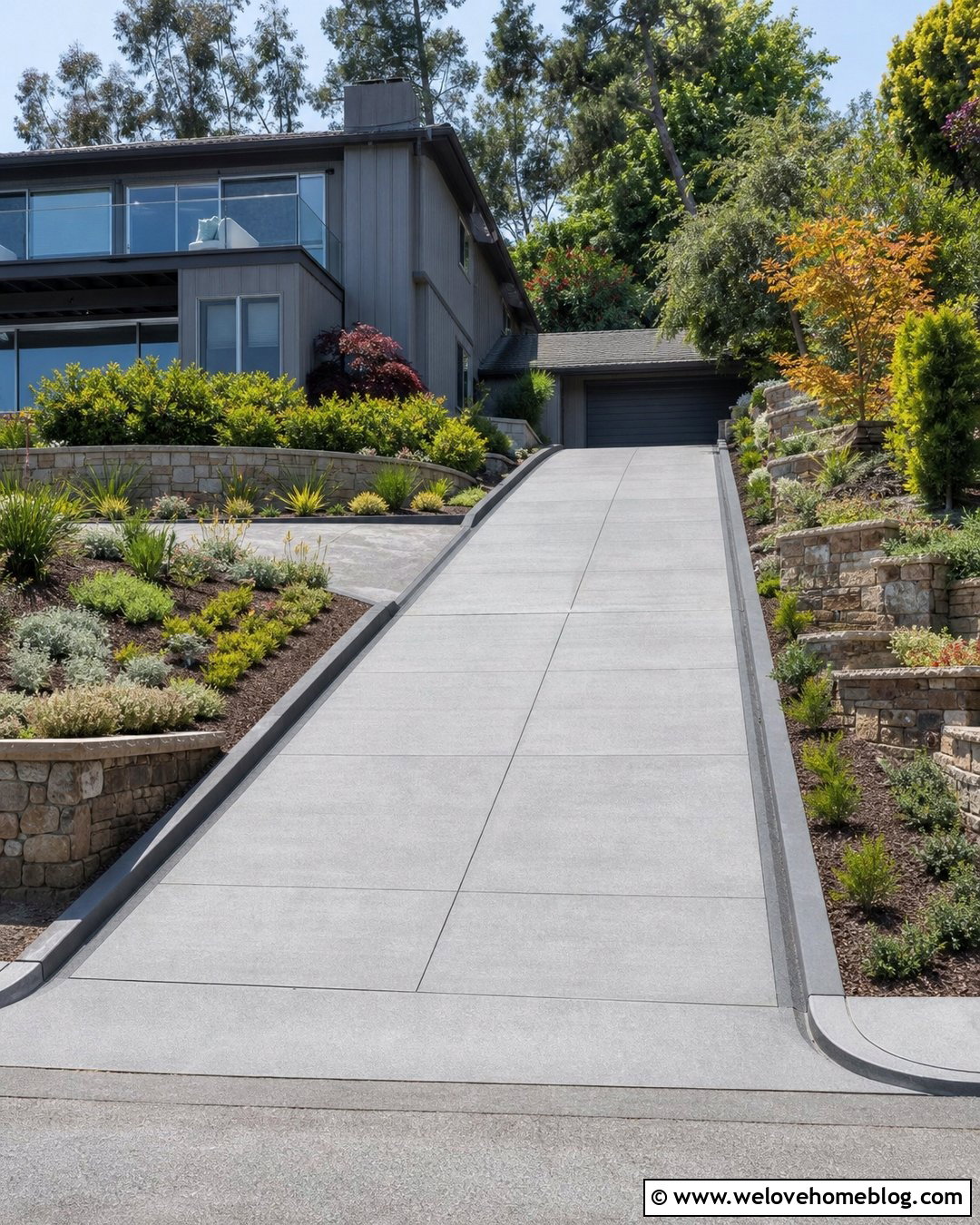 Sloped Concrete Driveway Icon - 20 Driveway Icon Ideas