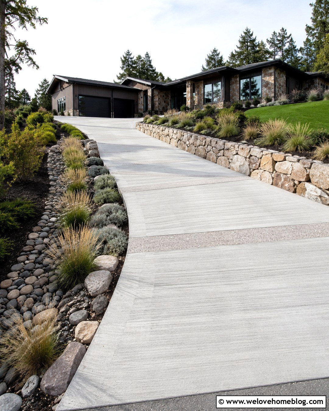 Sloped Driveway Blueprint - 20 driveway blueprints ideas