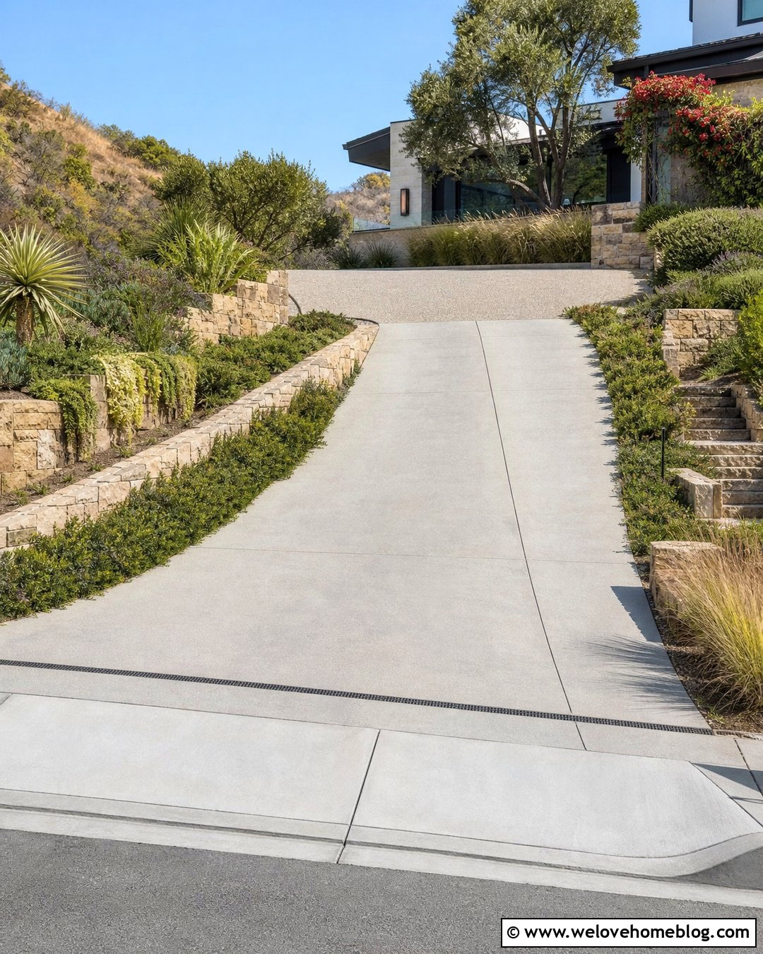 Sloped Driveway Level Turnaround - 20 Turnaround Driveway Ideas