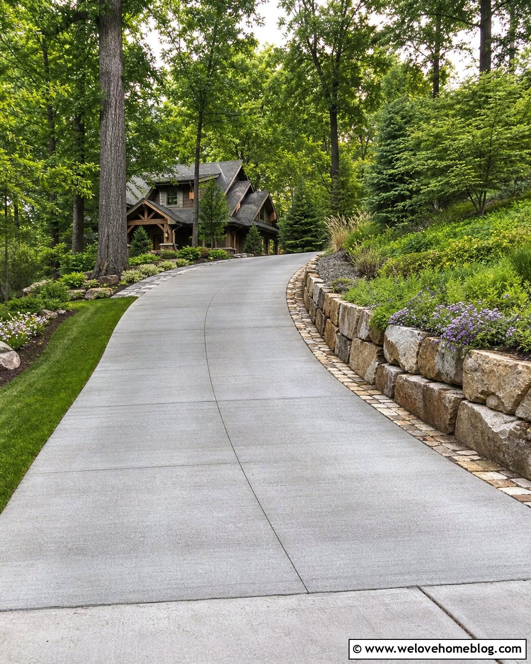 20 Landscape Driveway Edge Ideas for Crisp, Clean Borders