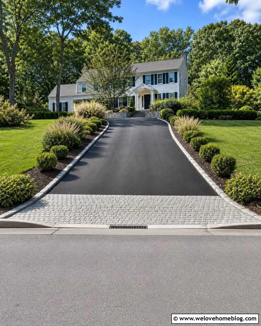 Sloped Driveway With Street Apron - 35 Sloped Driveway Solutions Ideas