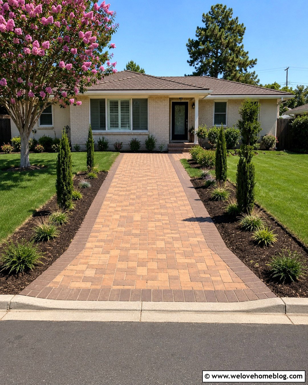 Small Brick Paver Driveway - 20 Brick Paving Driveway Ideas