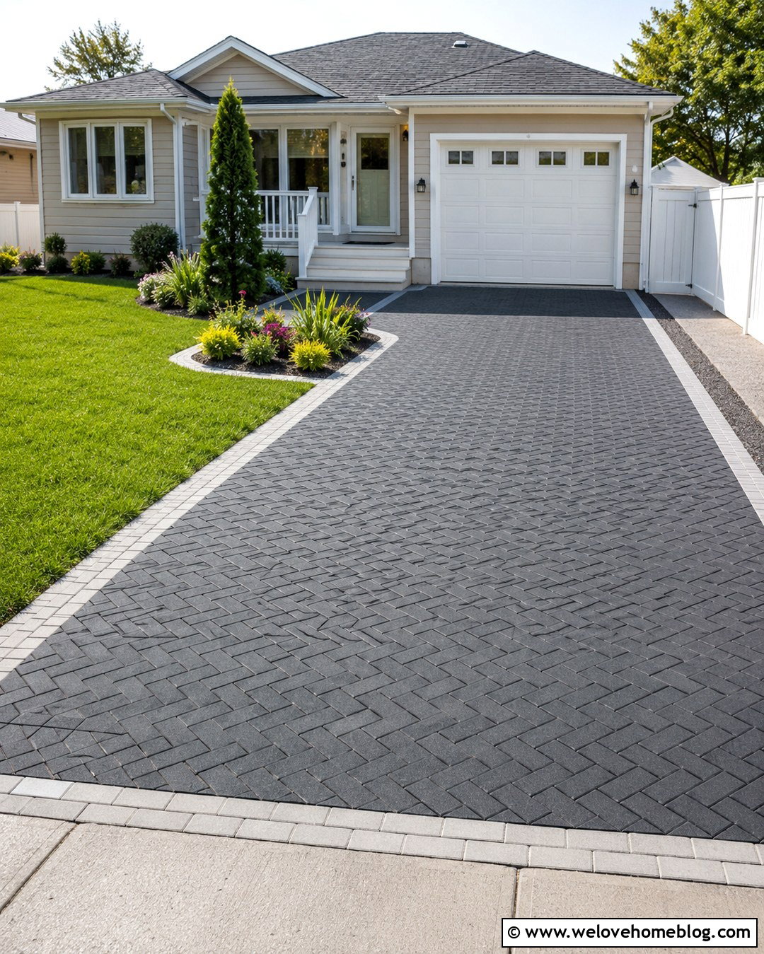 Small Charcoal Block Paving Driveway - 20 Charcoal Block Paving Driveway Ideas