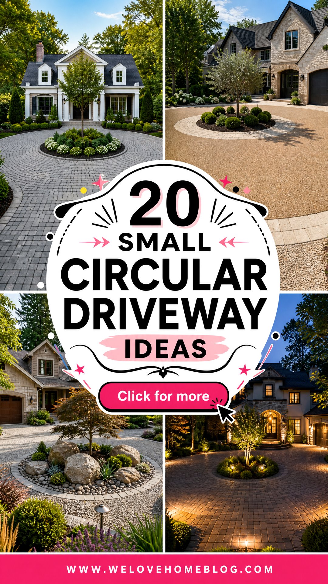 20 Small Circular Driveway Ideas for Compact Stylish Homes - 20 Small Circular Driveway Ideas for Compact, Stylish Homes