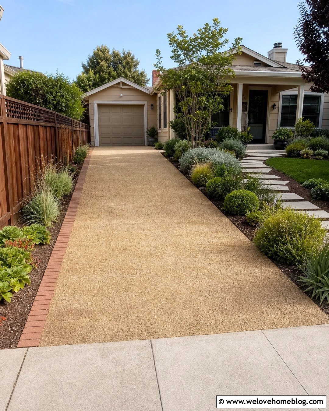 Small Compacted Gravel Driveway With Simple Landscaping - 20 Compacted Gravel Driveway Ideas