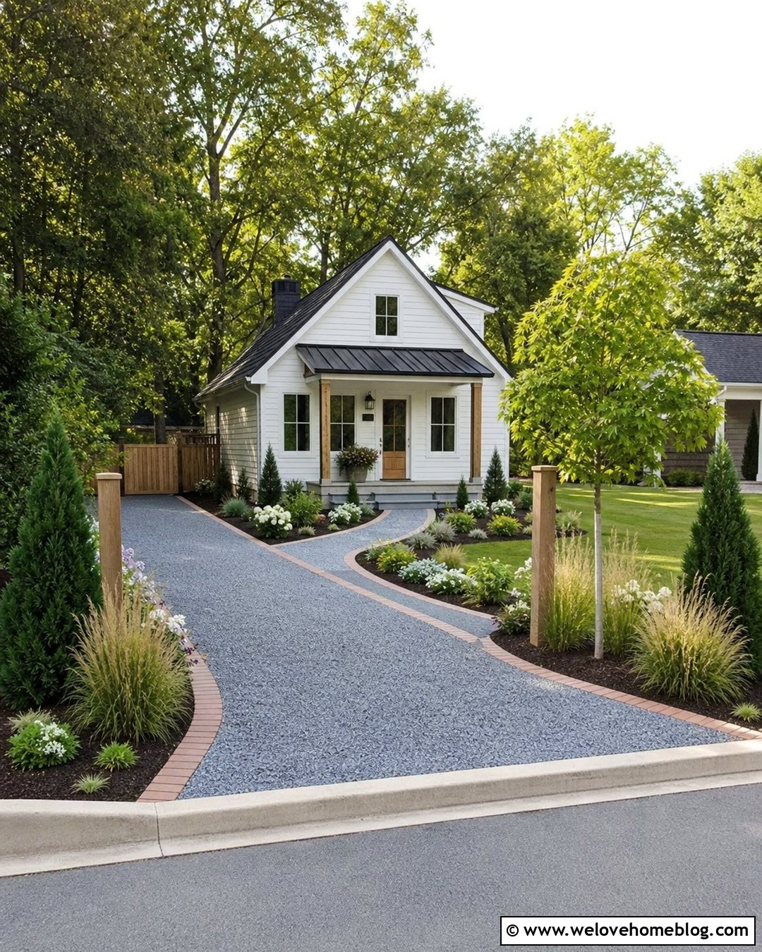 Small Country Driveway Entry Landscaping - 40 Country Driveway Entry Landscaping Ideas