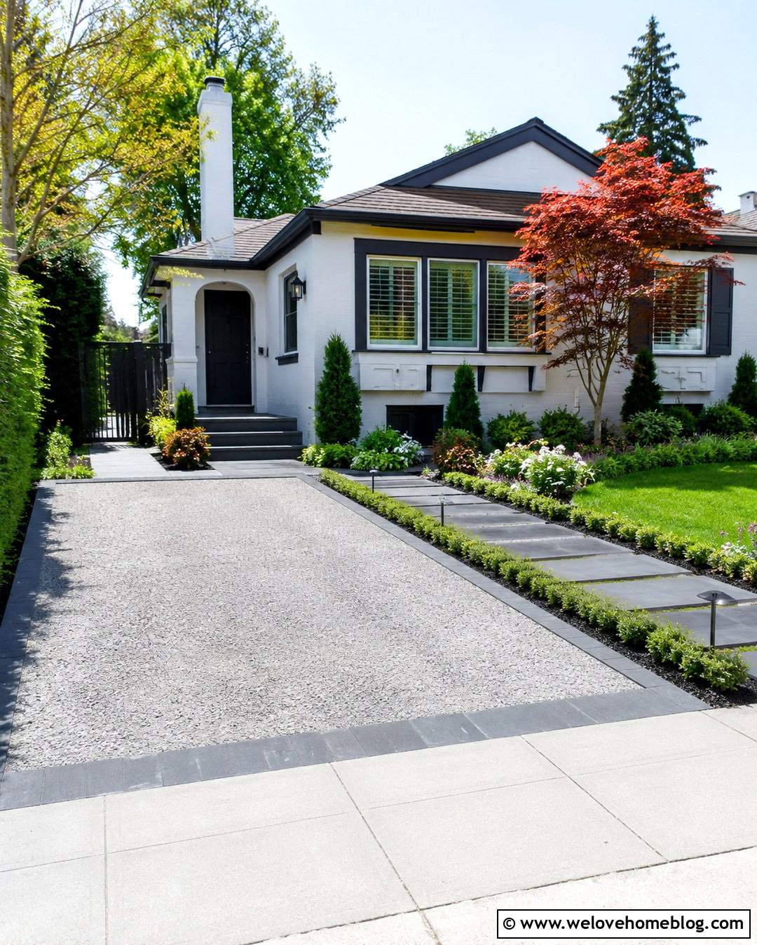Small Crush And Run Driveway With Paver Borders - 20 Crush And Run Driveway Ideas