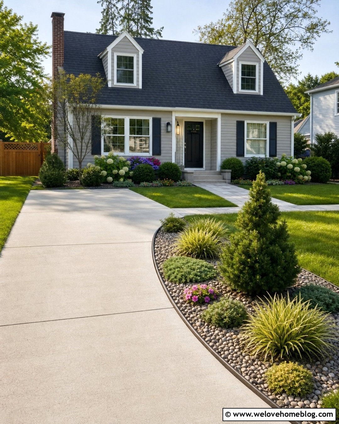 Small Driveway Berm With Low Maintenance Plants - 20 driveway berm landscaping ideas