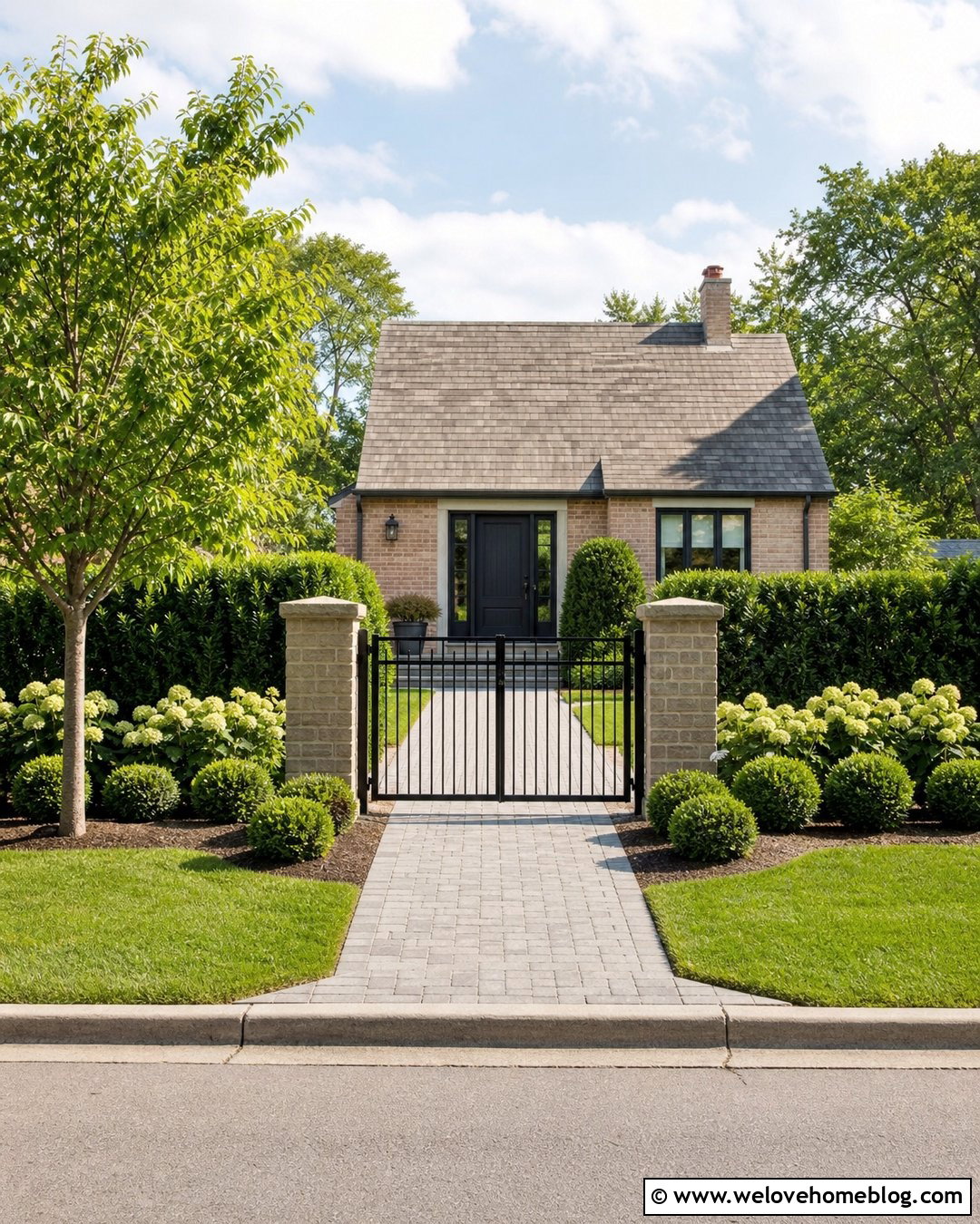 Small Driveway Single Gate - 35 Driveway Entry Gates and Entrance Ideas