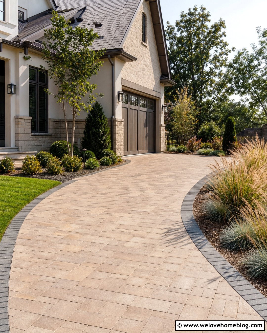 Small Driveway With A Curved Approach - 40 small driveway ideas
