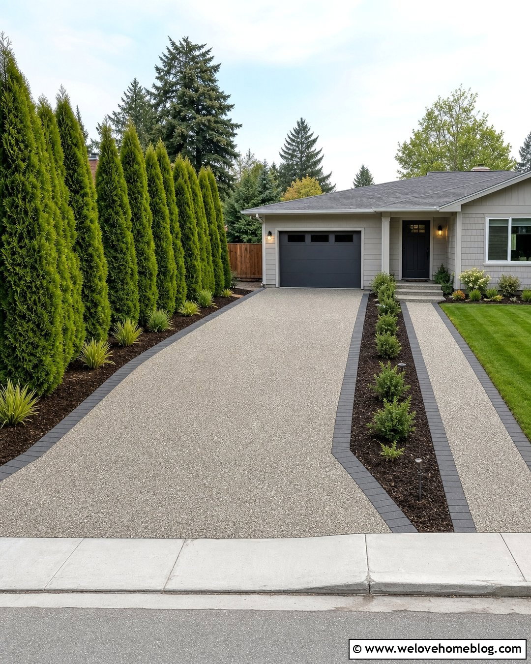 Small Driveway With A Parking Pad - 40 small driveway ideas