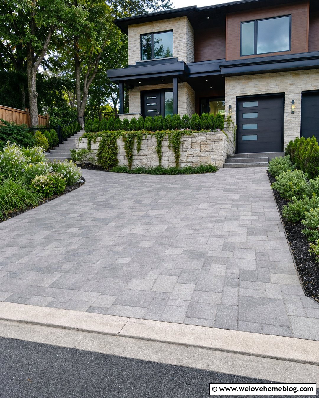 Small Driveway With A Retaining Wall - 40 small driveway ideas