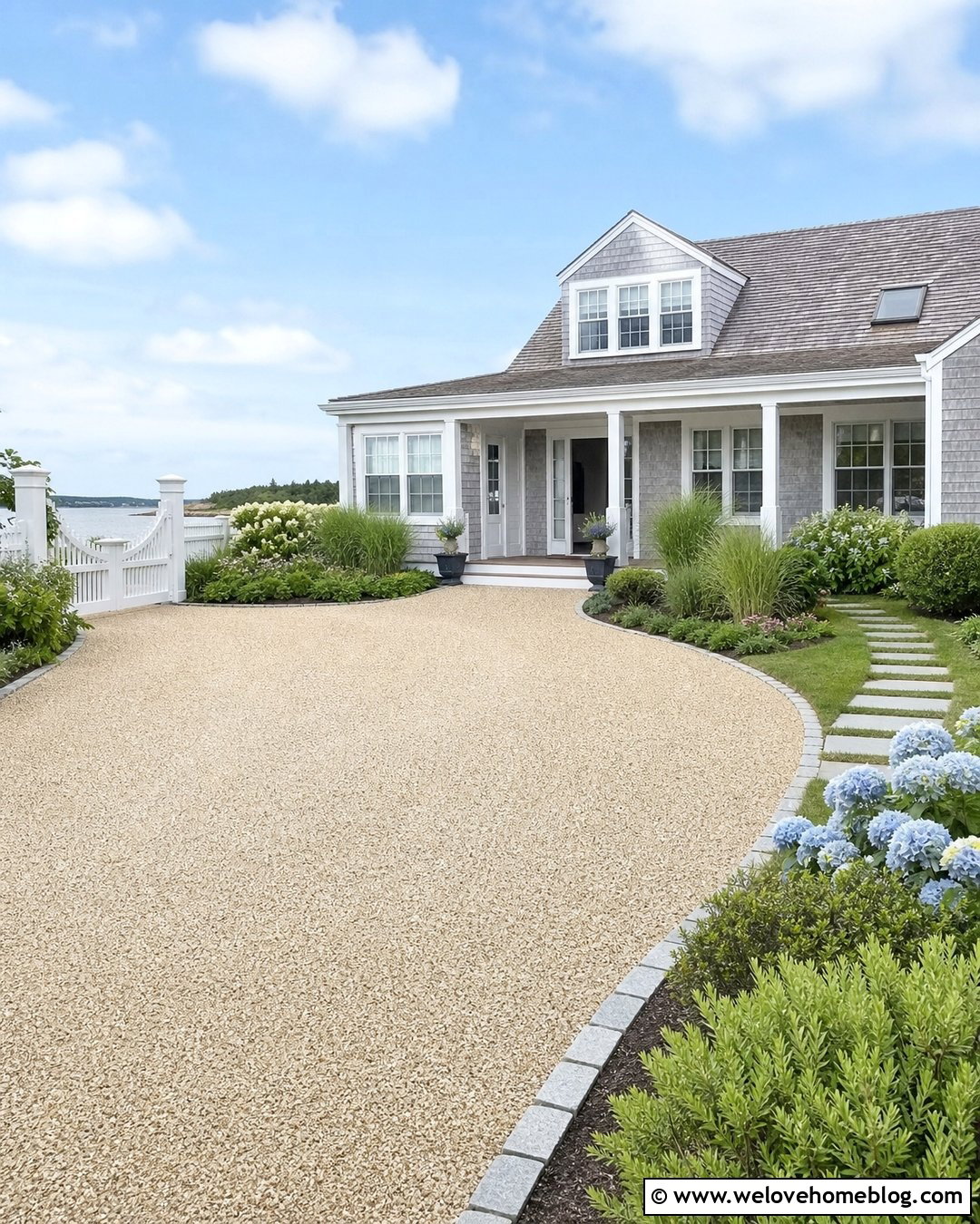 Small Driveway With Coastal Landscaping - 40 small driveway ideas