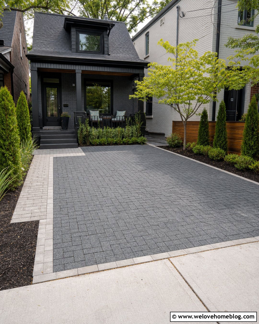 Small Driveway With Front Parking Pad - 20 Very Small Driveway Ideas
