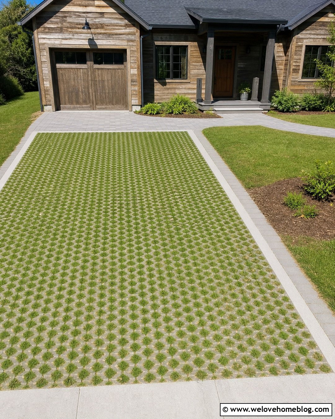 Small Driveway With Grass Pavers - 20 Very Small Driveway Ideas