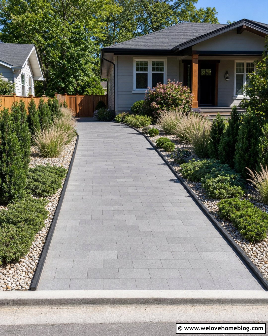 Small Driveway With Low Maintenance Landscaping - 40 small driveway ideas