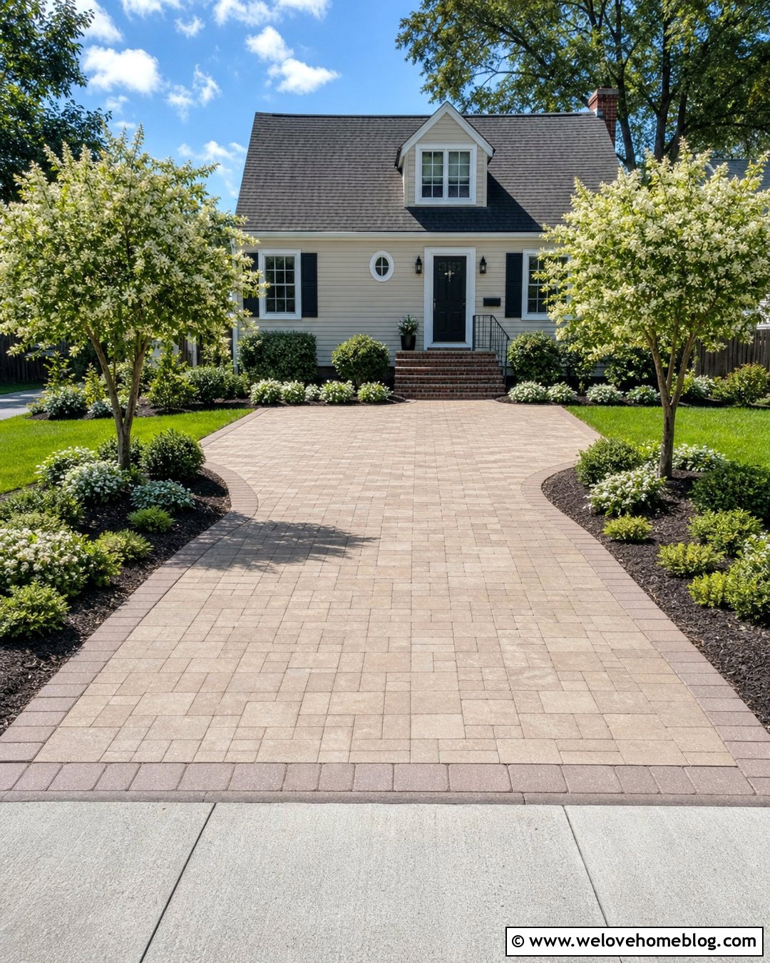 Small Driveway With Ornamental Trees - 20 Driveway Tree Planting Ideas
