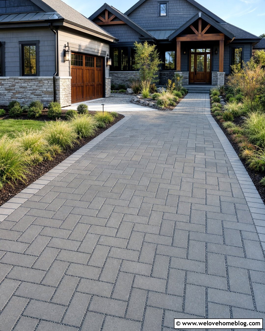 Small Driveway With Permeable Pavers - 40 small driveway ideas