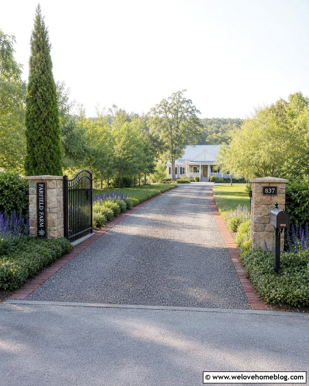 Small Farm Sign With Narrow Driveway - 40 Farm Signs Entrance Driveways Ideas