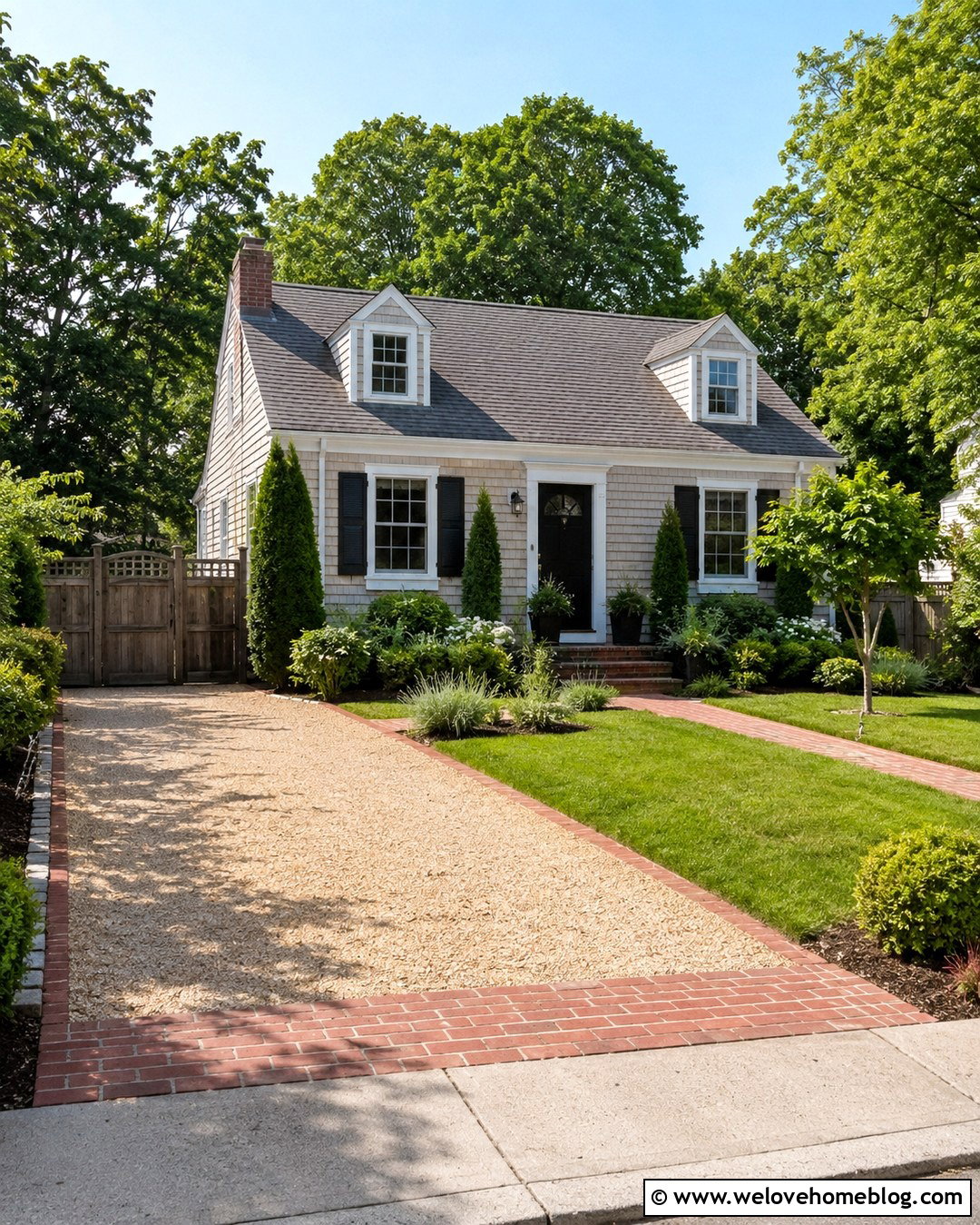 Small Front Yard Brick And Gravel Driveway - 20 Brick And Gravel Driveway Ideas
