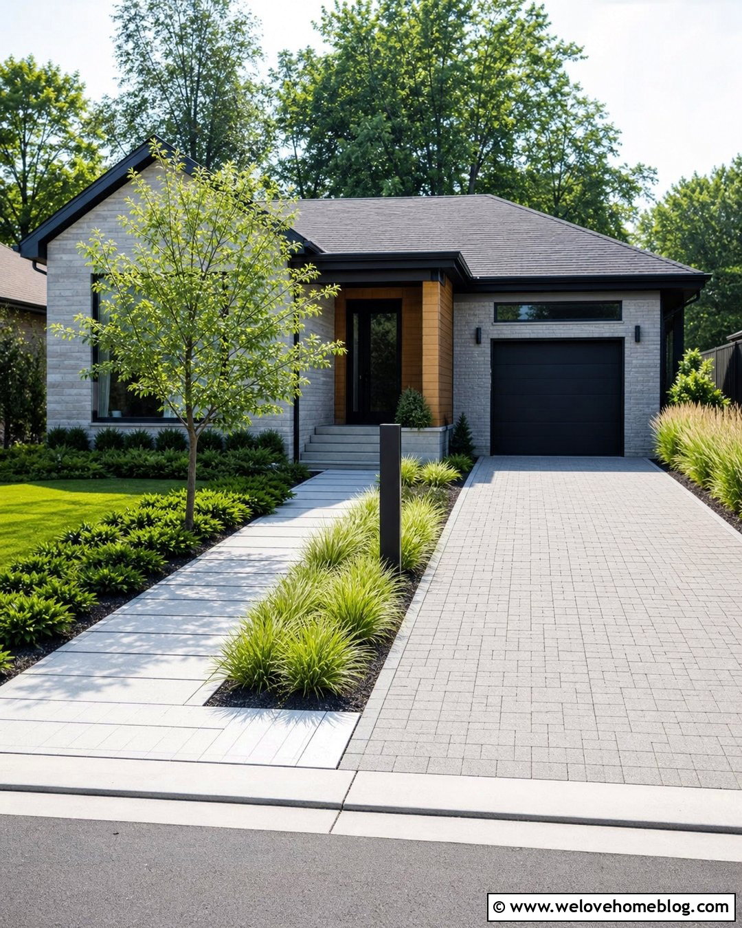 Small Front Yard Modern Driveway - 45 modern driveway ideas