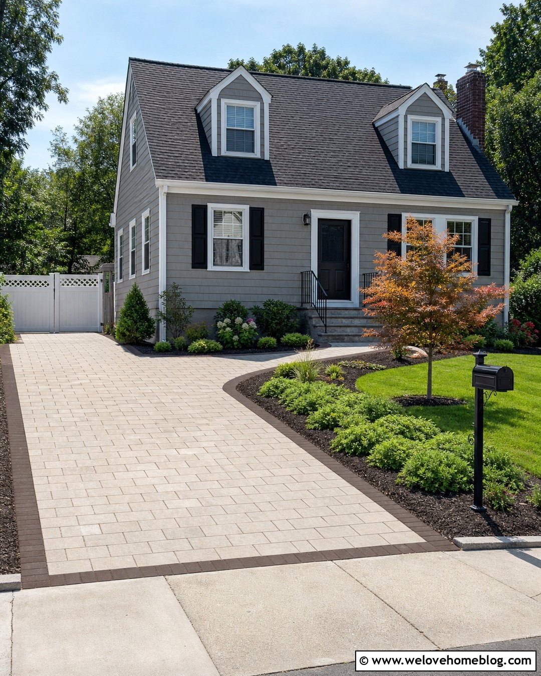 Small Front Yard Paver Driveway - 40 driveway pavers ideas