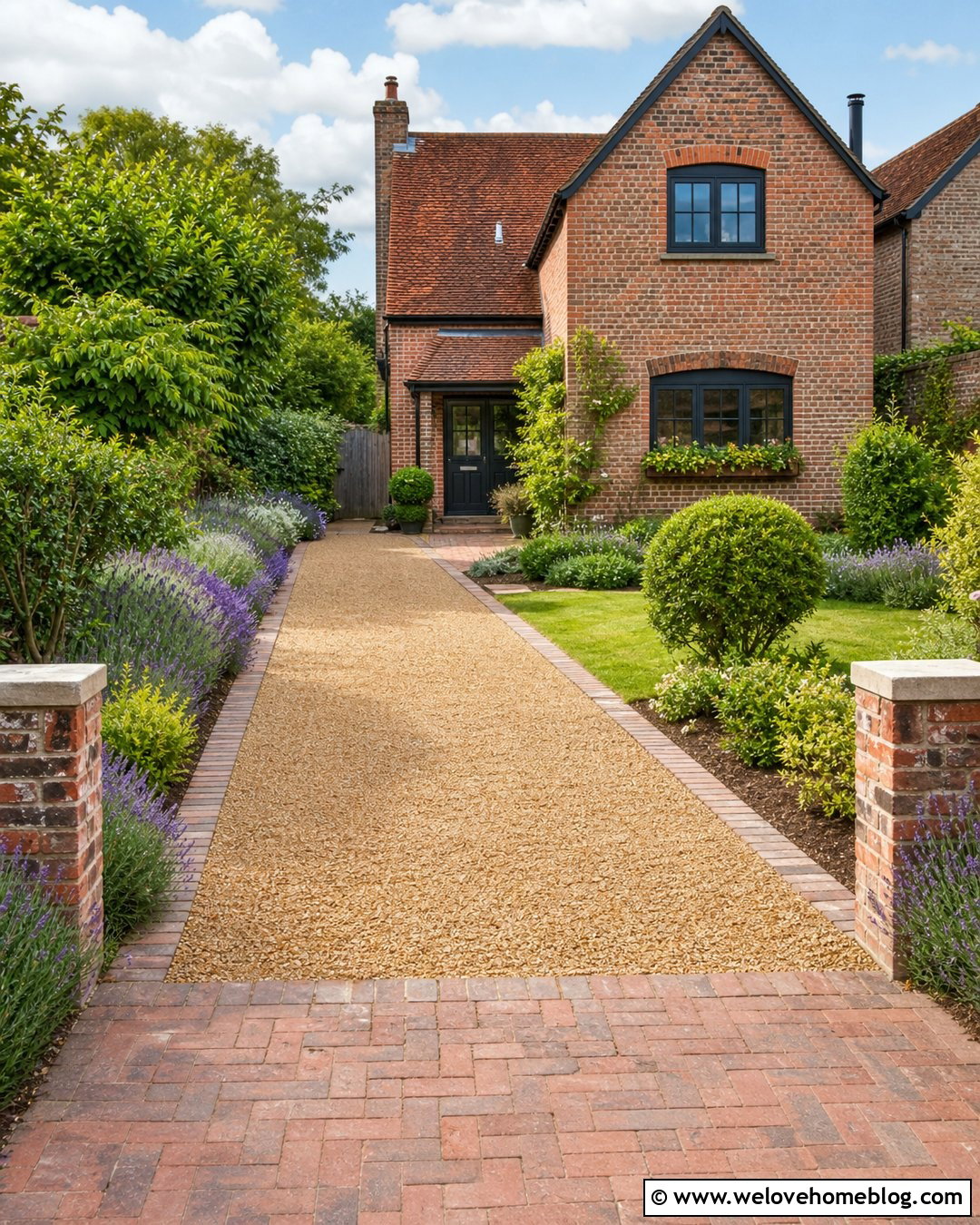 Small Gravel Driveway With Brick Edging - 25 Small Driveway Uk Ideas