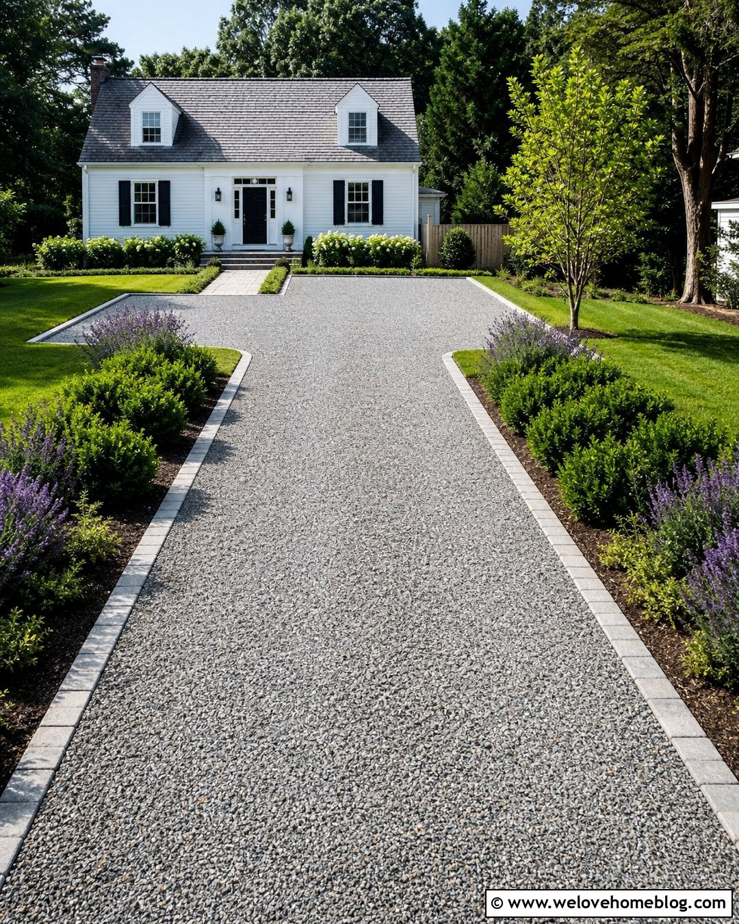 Small Gravel Driveway With Stone Borders - 40 small driveway ideas